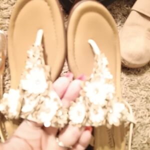 Floral Embellished Sandals